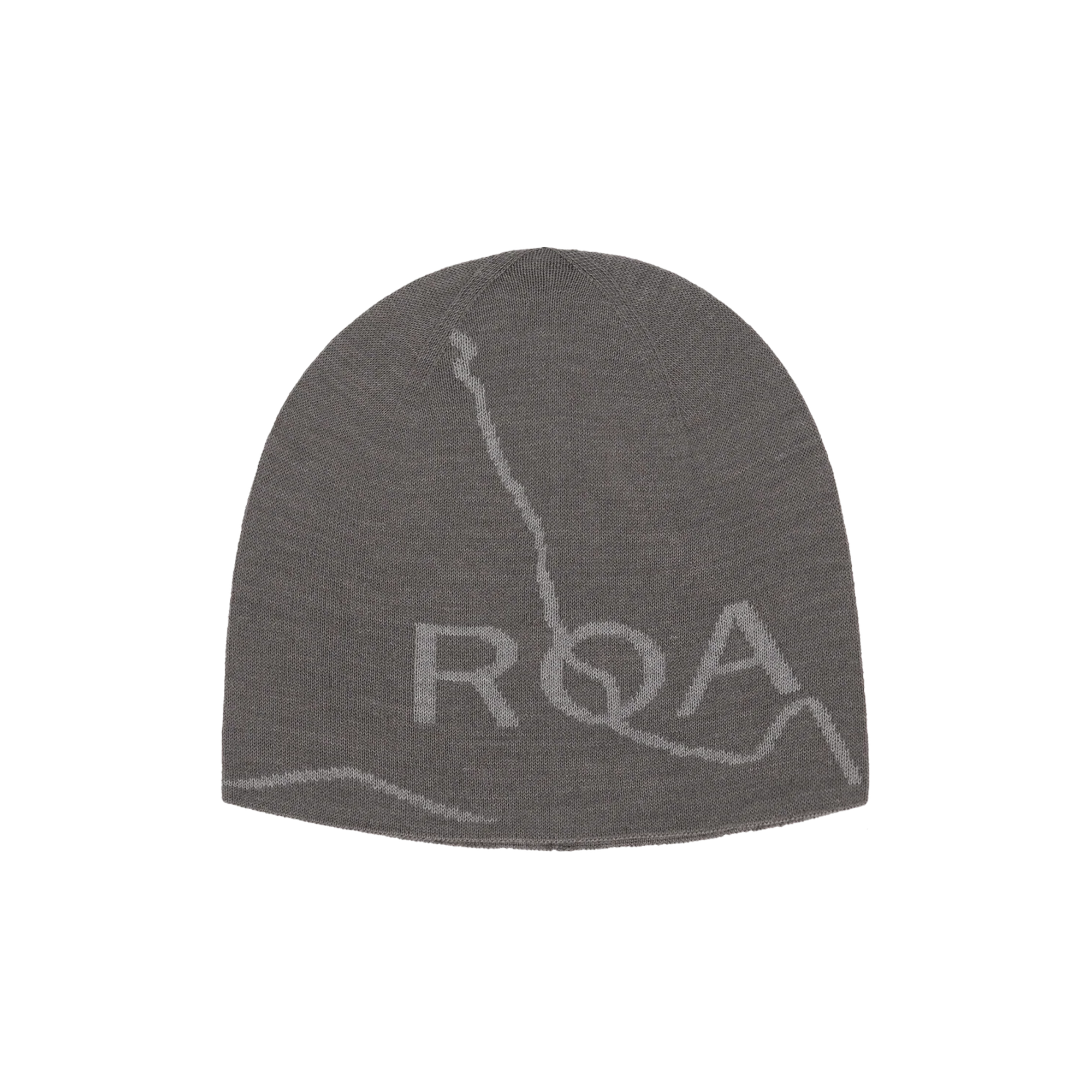 ROA Logo Wool Beanie Grey RBUW288YA12