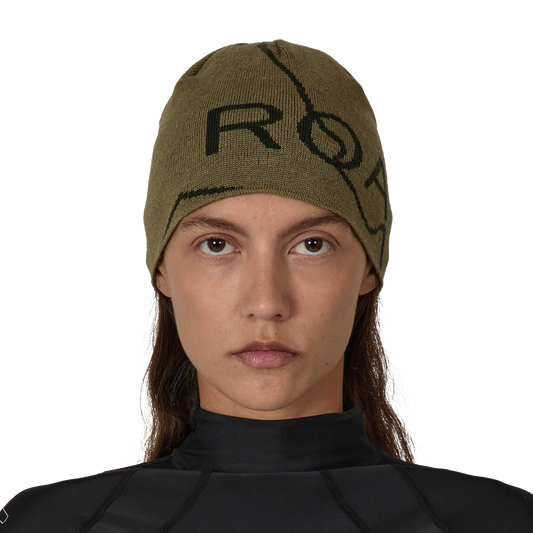 ROA Logo Wool Beanie Sage Green