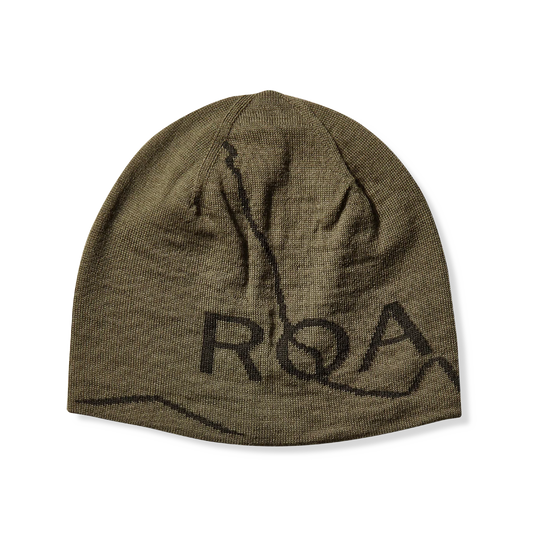 ROA Logo Wool Beanie Sage Green