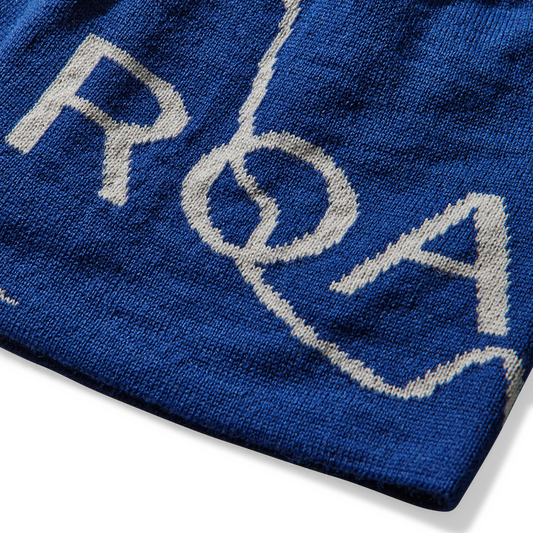 ROA Logo Wool Beanie Blue