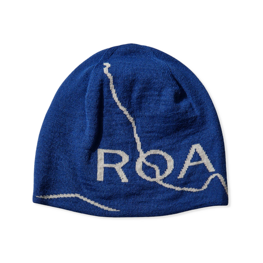 ROA Logo Wool Beanie Blue