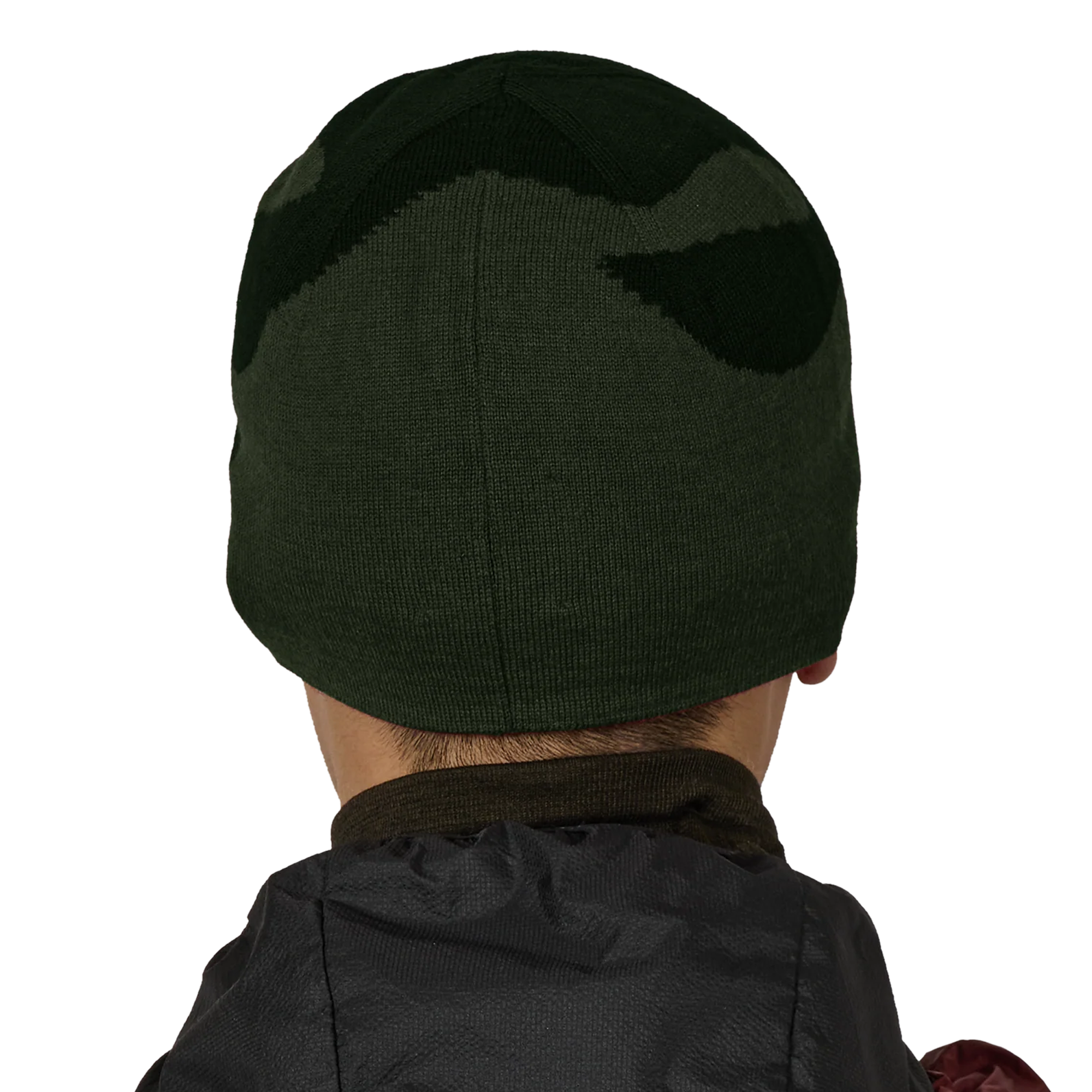 ROA Magma Wool Beanie Dark Green Black RBUW2103YA16