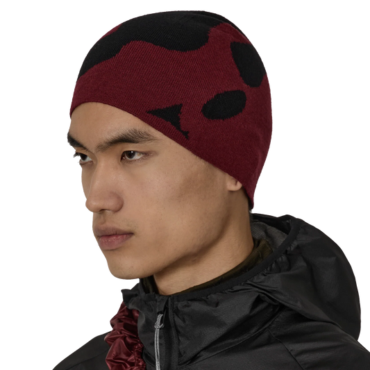 ROA Magma Wool Beanie Dark Red RBUW2103YA16