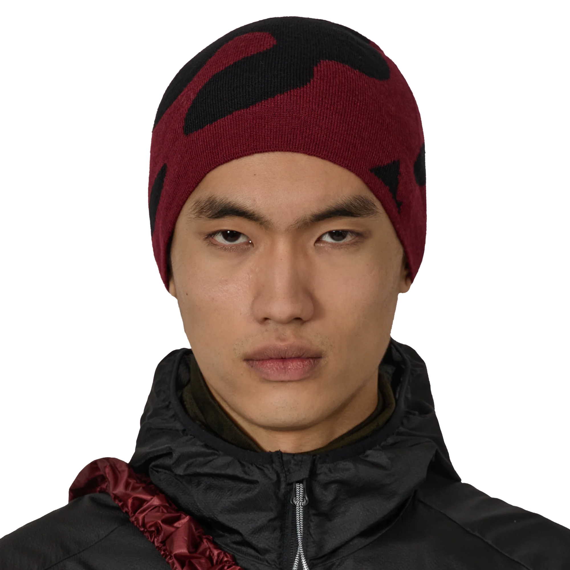 ROA Magma Wool Beanie Dark Red RBUW2103YA16