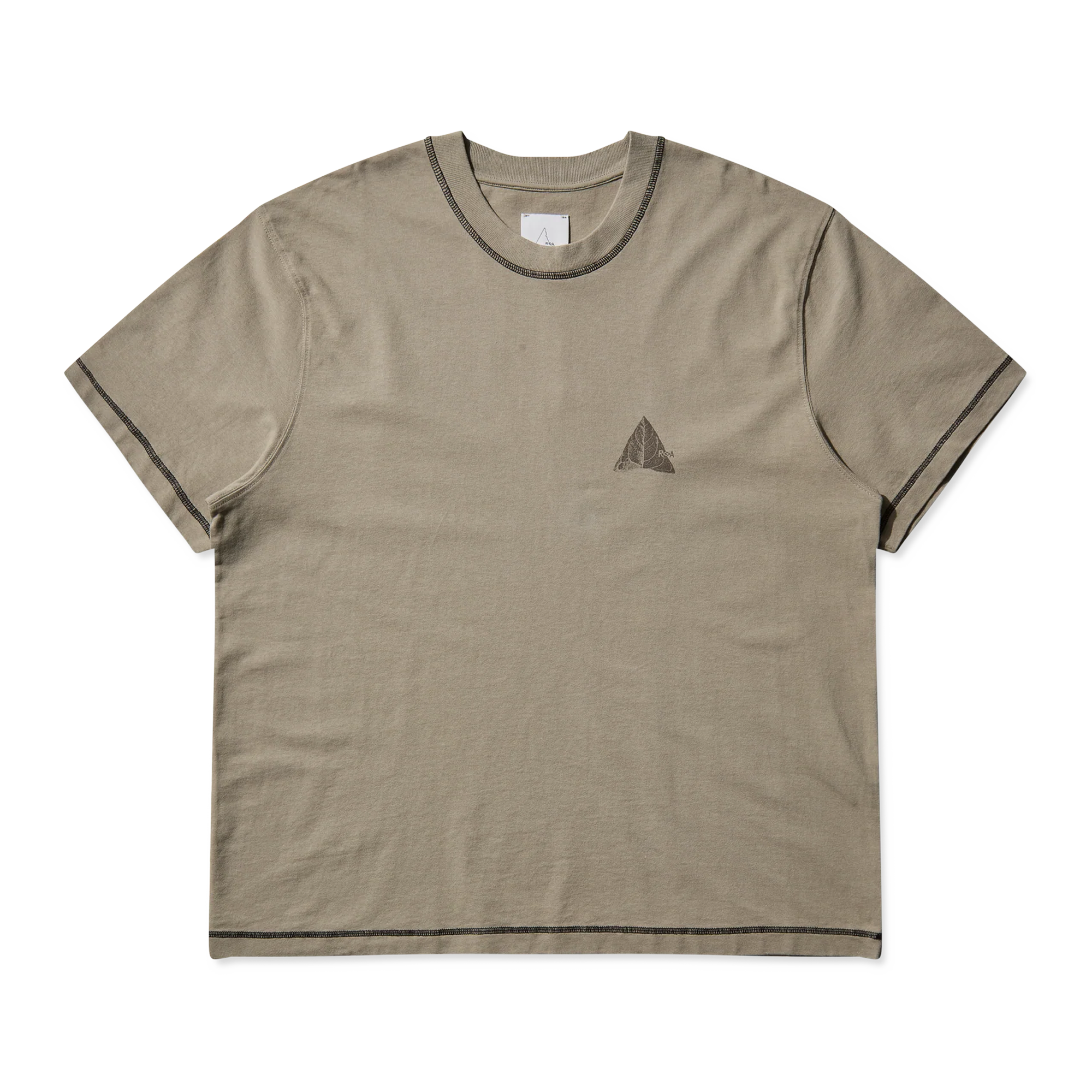 ROA Neolith Stitch Organic T Shirt Pale Green RBMW0510JY52