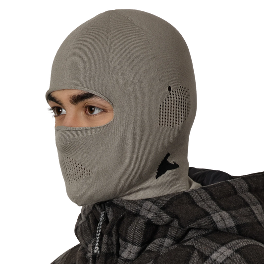 ROA Owl Seamless Biofil Breathable Balaclava Light Grey RBUW2105YA16