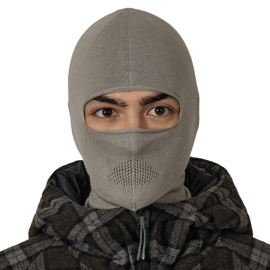 ROA Owl Seamless Biofil Breathable Balaclava Light Grey RBUW2105YA16