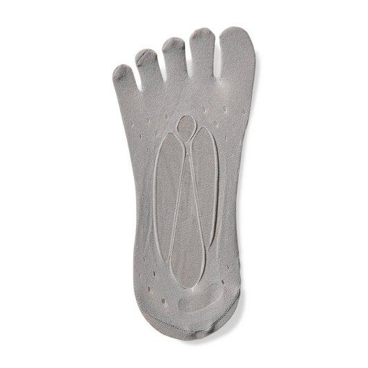 ROA Paws Fishnet Five Fingers Socks Light Grey