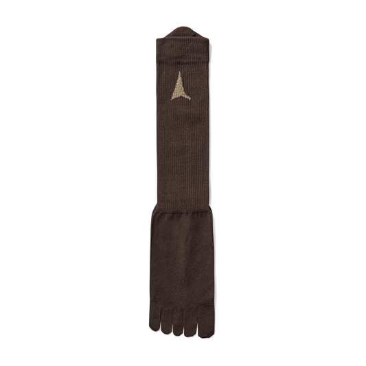 ROA Paws Five Fingers Socks Dark Brown