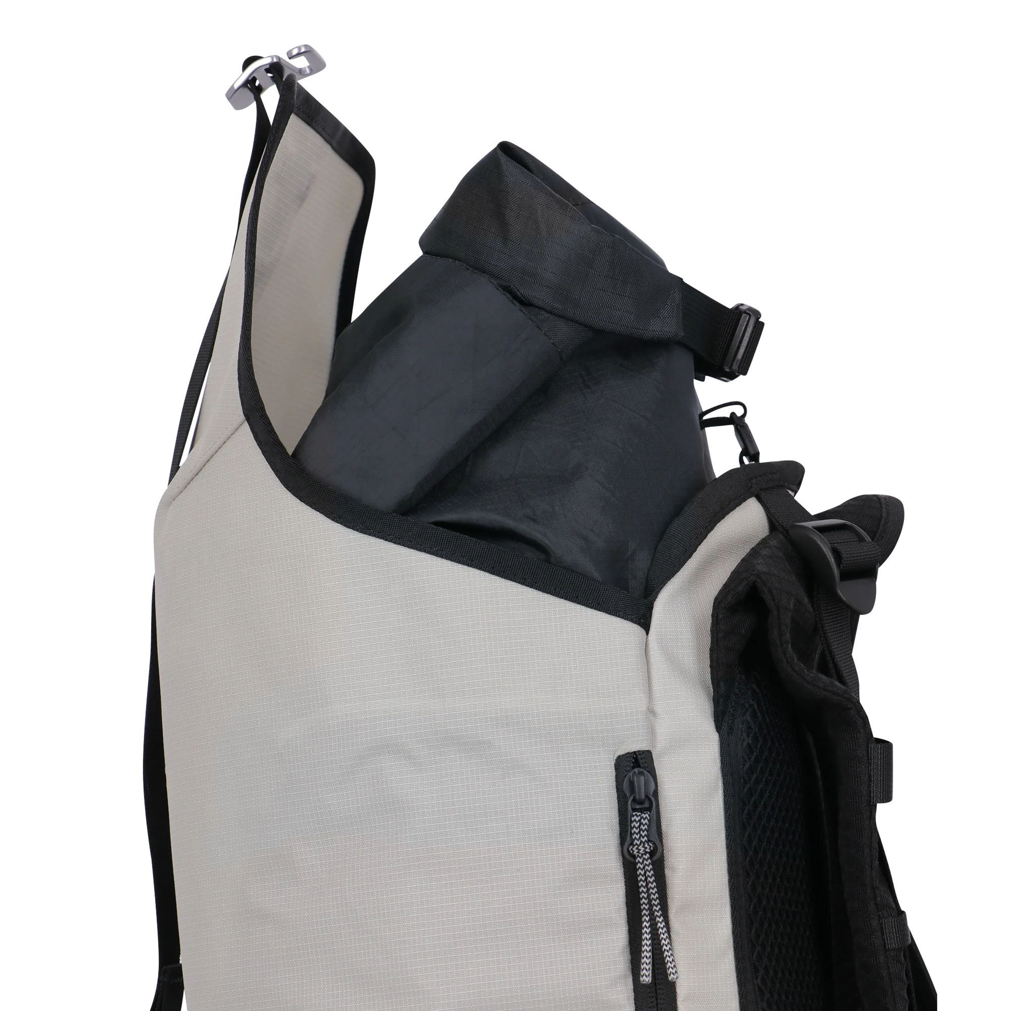 ROA Testudo Technical Shell Backpack Beige Black RBUW298FA84