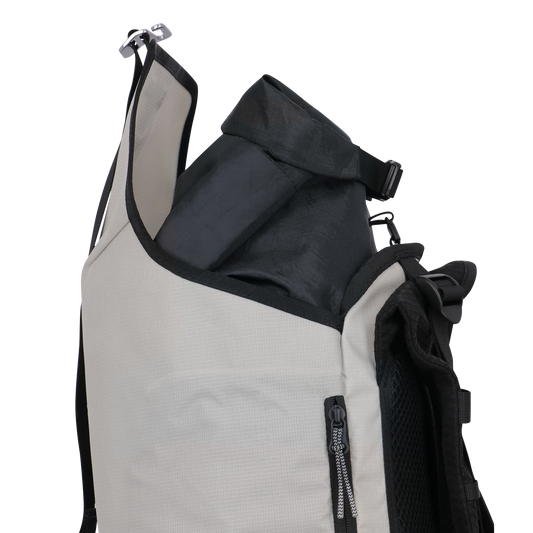 ROA Testudo Technical Shell Backpack Beige Black RBUW298FA84