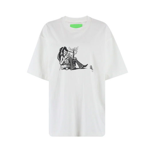 Mister Green Rat Tee White