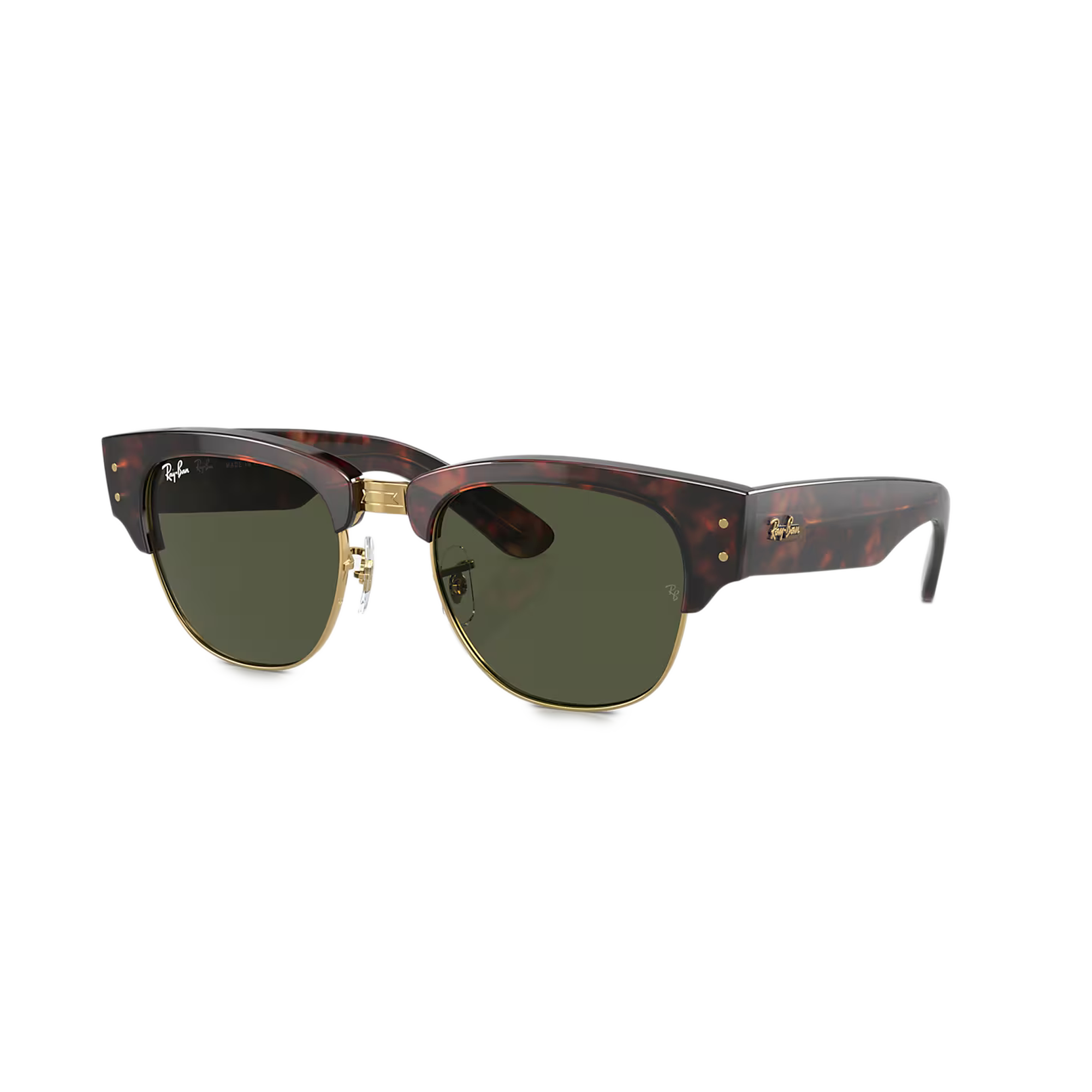 Ray-Ban MEGA CLUBMASTER Tortoise On Gold 0RB0316S 990/3153 – Laced