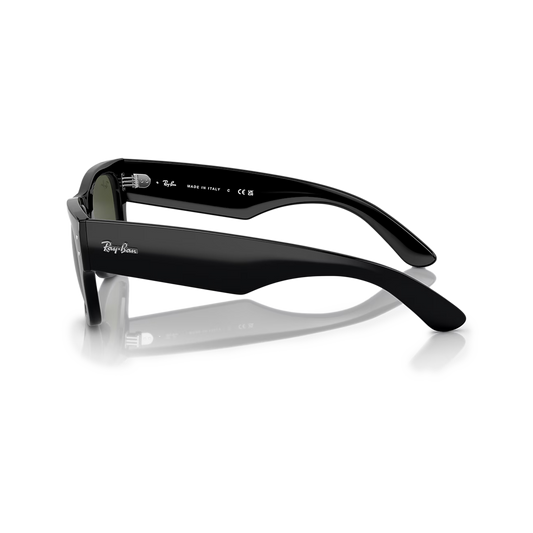 Ray-Ban MEGA WAYFARER Polished Black/Green 0RB0840SF 901/3152