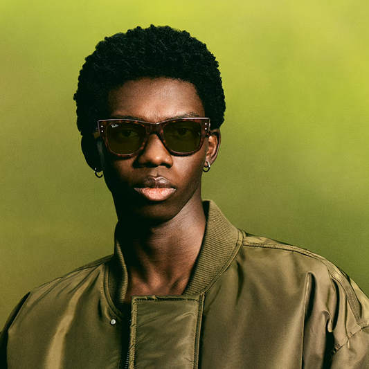 Ray-Ban MEGA WAYFARER Polished Havana/Bottle Green 0RB0840SF 902/4E52