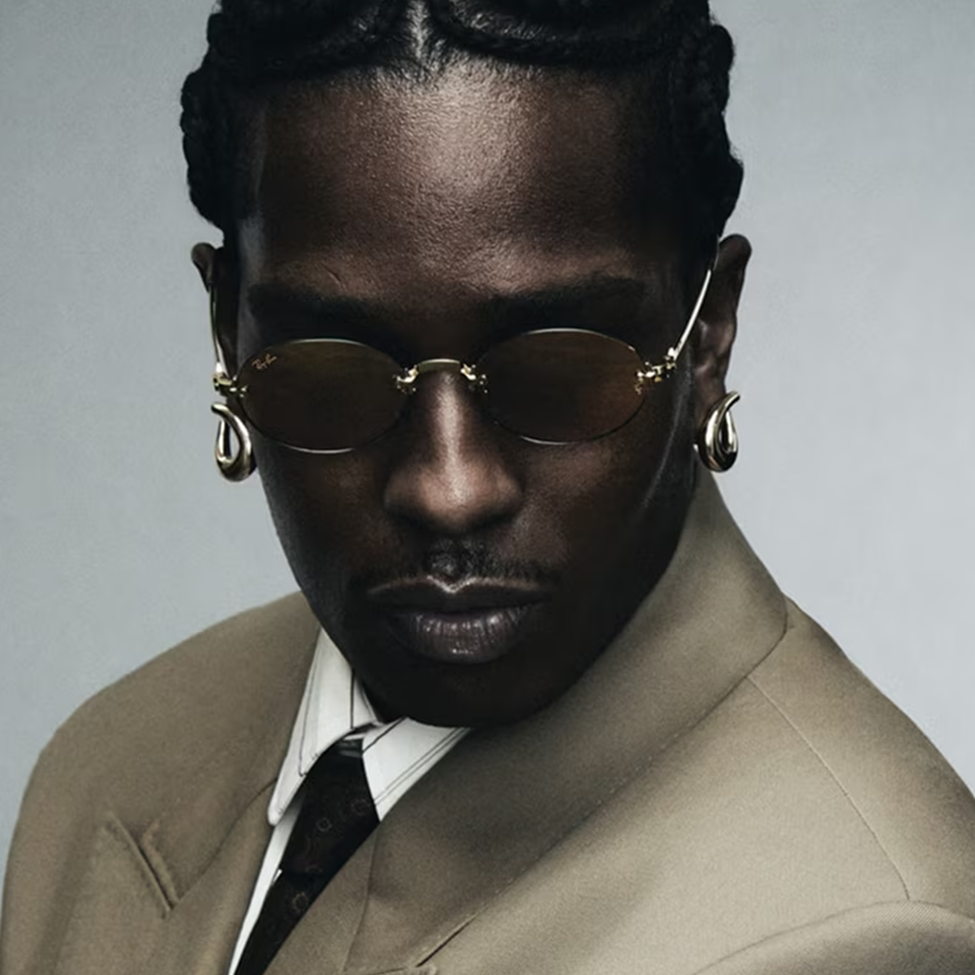 Ray-Ban x A$AP Rocky 0RB3929 Black/Dark Grey 002/8154