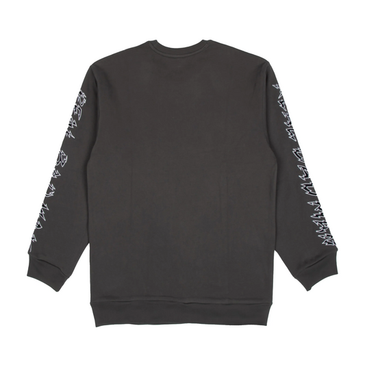 Real Bad Man Electrifried Crew Fleece Black