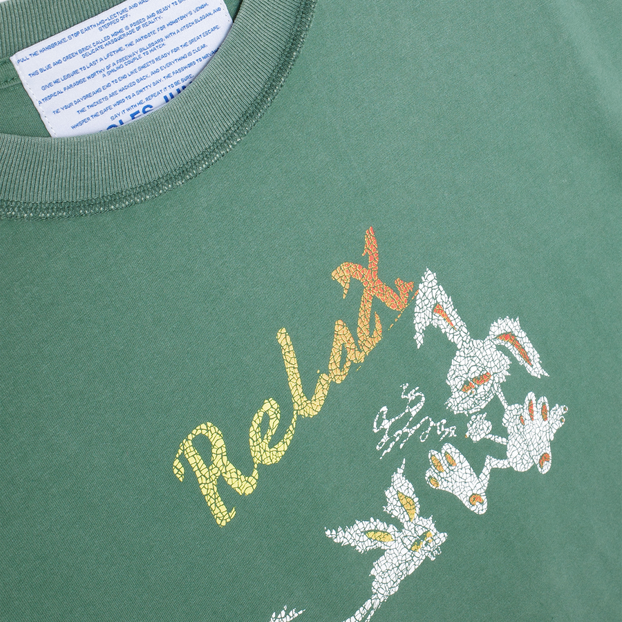 Jungles Jungles Relax Vintage Wash T-Shirt Washed Green