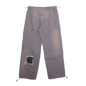 Jungles Jungles Repaired butt zip Pant Grey