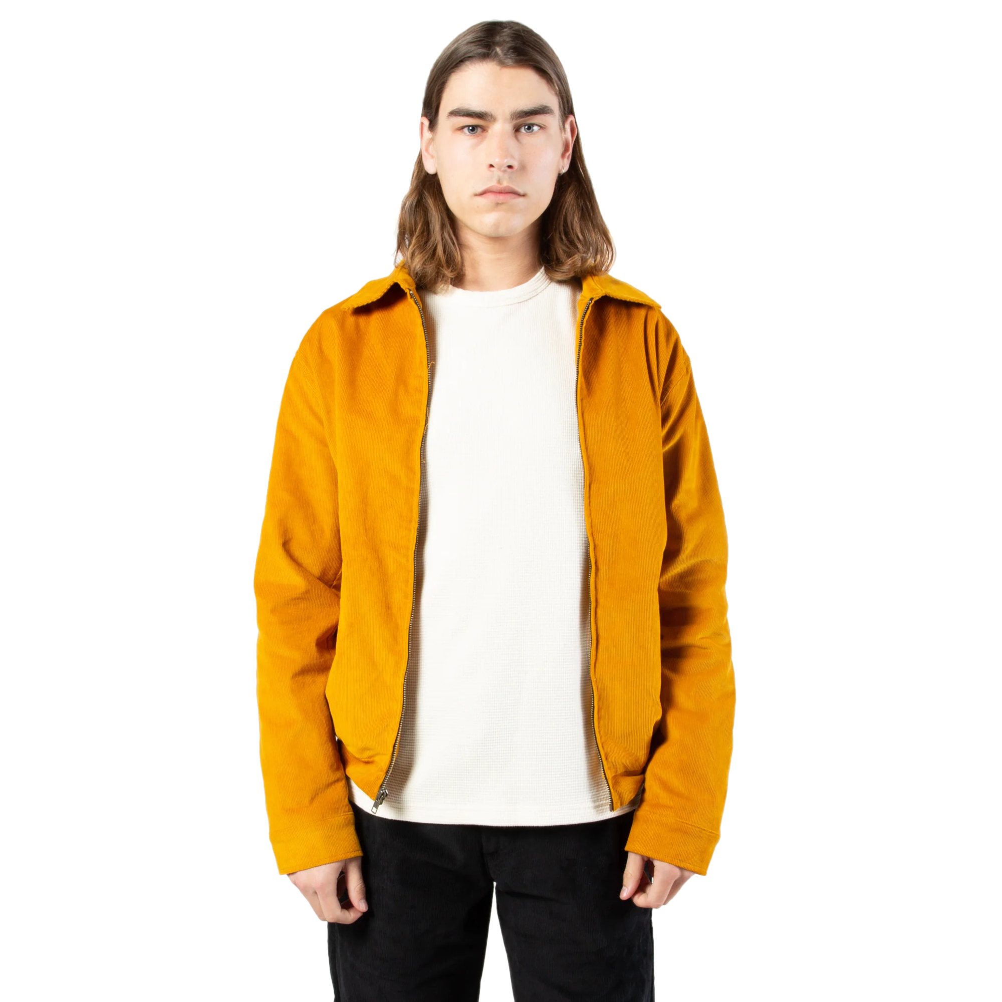 One Of These Days Corduroy Work Jacket Mustard