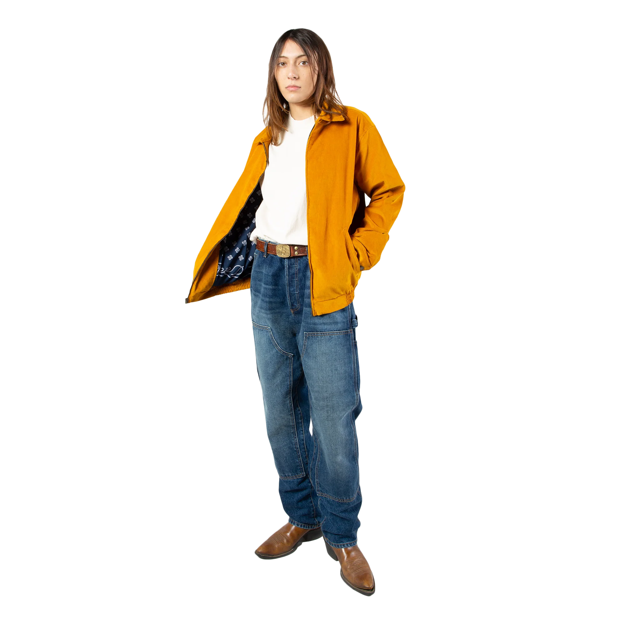 Corduroy 2025 jacket mustard