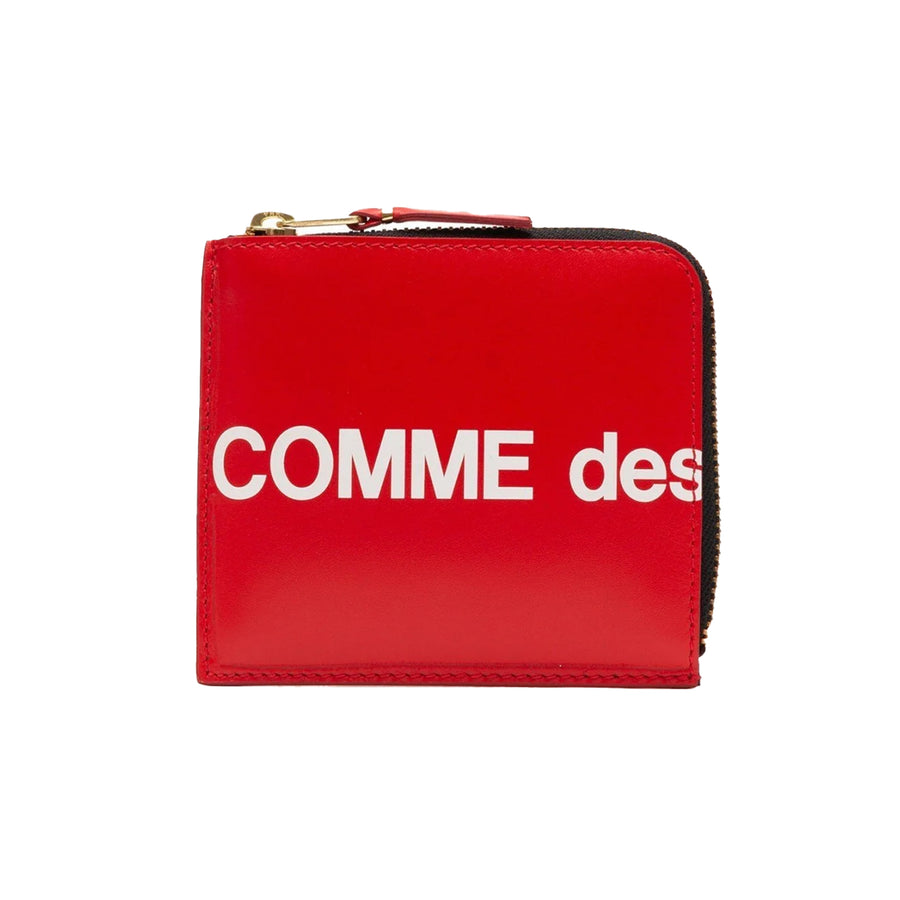 COMME des GARCONS WALLET Huge Logo Red SA3100HL