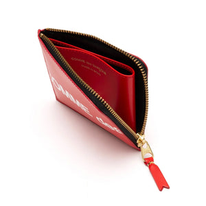 COMME des GARCONS WALLET Huge Logo Red SA3100HL