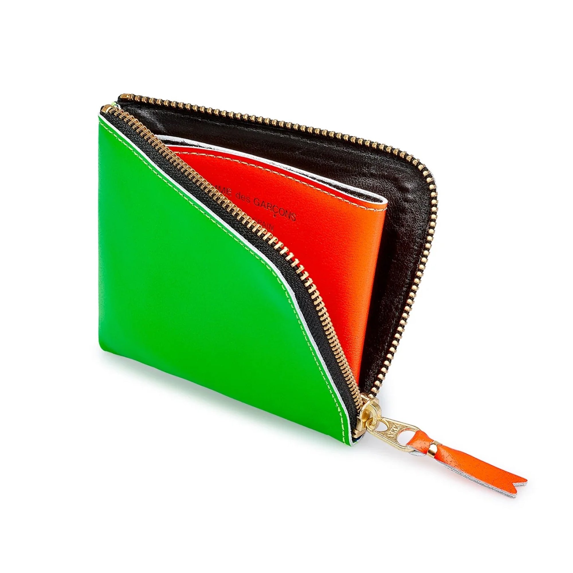 COMME des GARCONS WALLET Super Fluo Blue Green SA3100SF