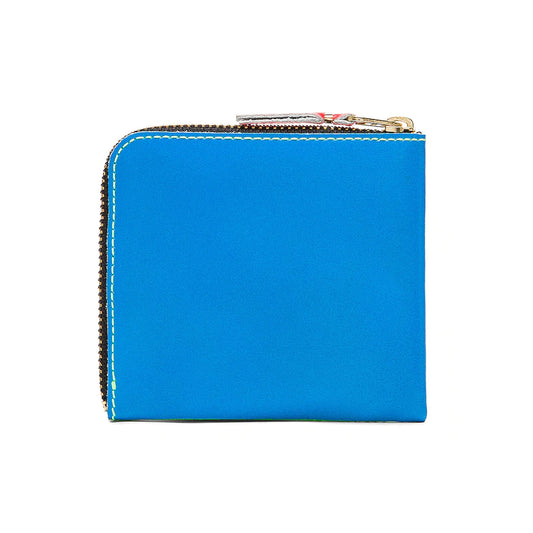 COMME des GARCONS WALLET Super Fluo Blue Green SA3100SF
