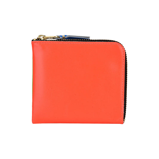 COMME des GARCONS WALLET Super Fluo Green Orange SA3100SF