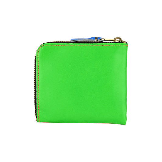 COMME des GARCONS WALLET Super Fluo Green Orange SA3100SF