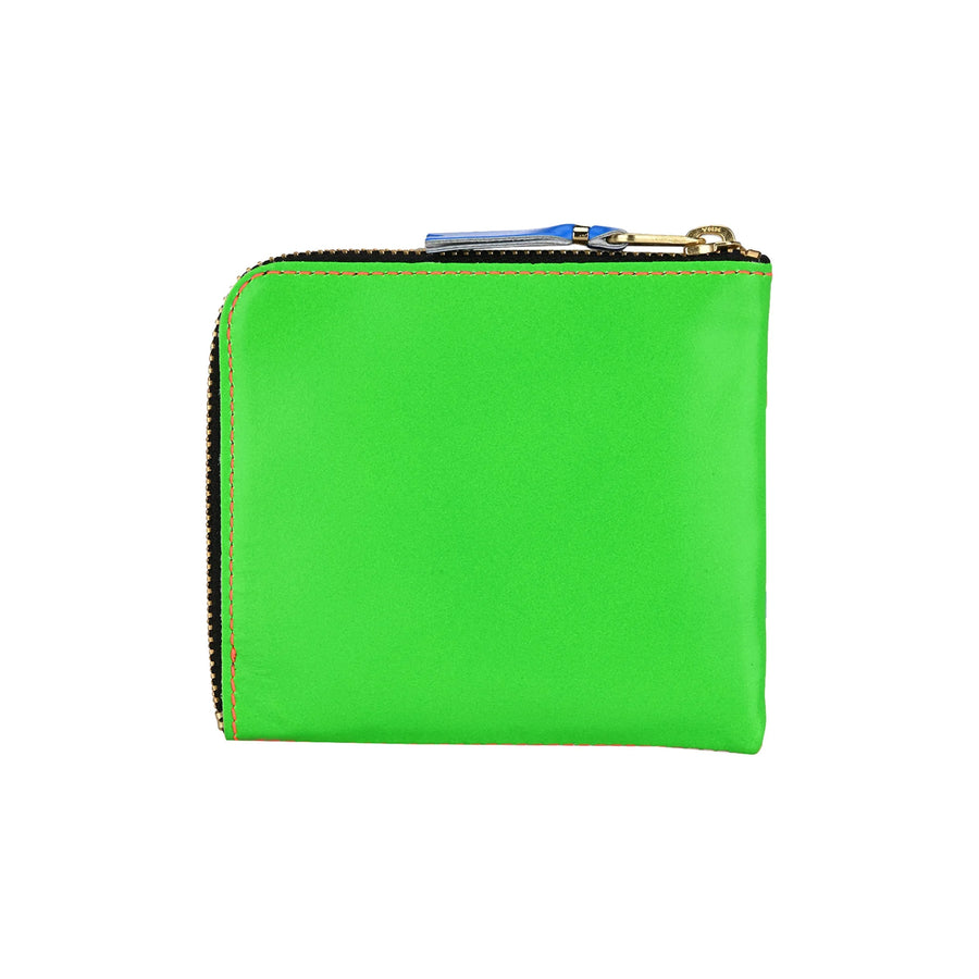 COMME des GARCONS WALLET Super Fluo Green Orange SA3100SF