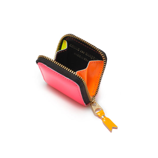 COMME des GARCONS WALLET Super Fluo Pink SA4100SF