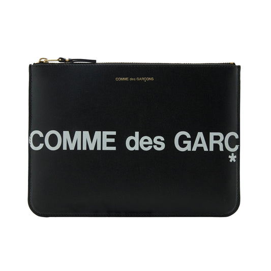 COMME des GARCONS WALLET Huge Logo Black SA5100HL