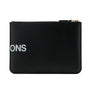 COMME des GARCONS WALLET Huge Logo Black SA5100HL