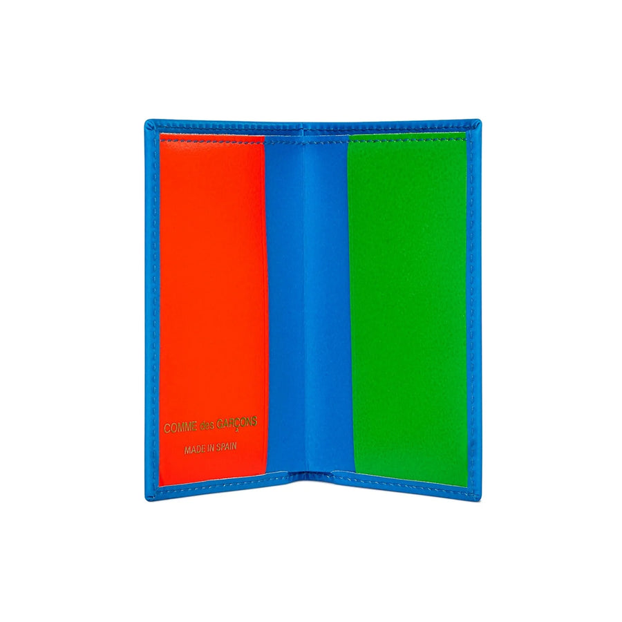 COMME des GARCONS WALLET Super Fluo Blue SA6400SF