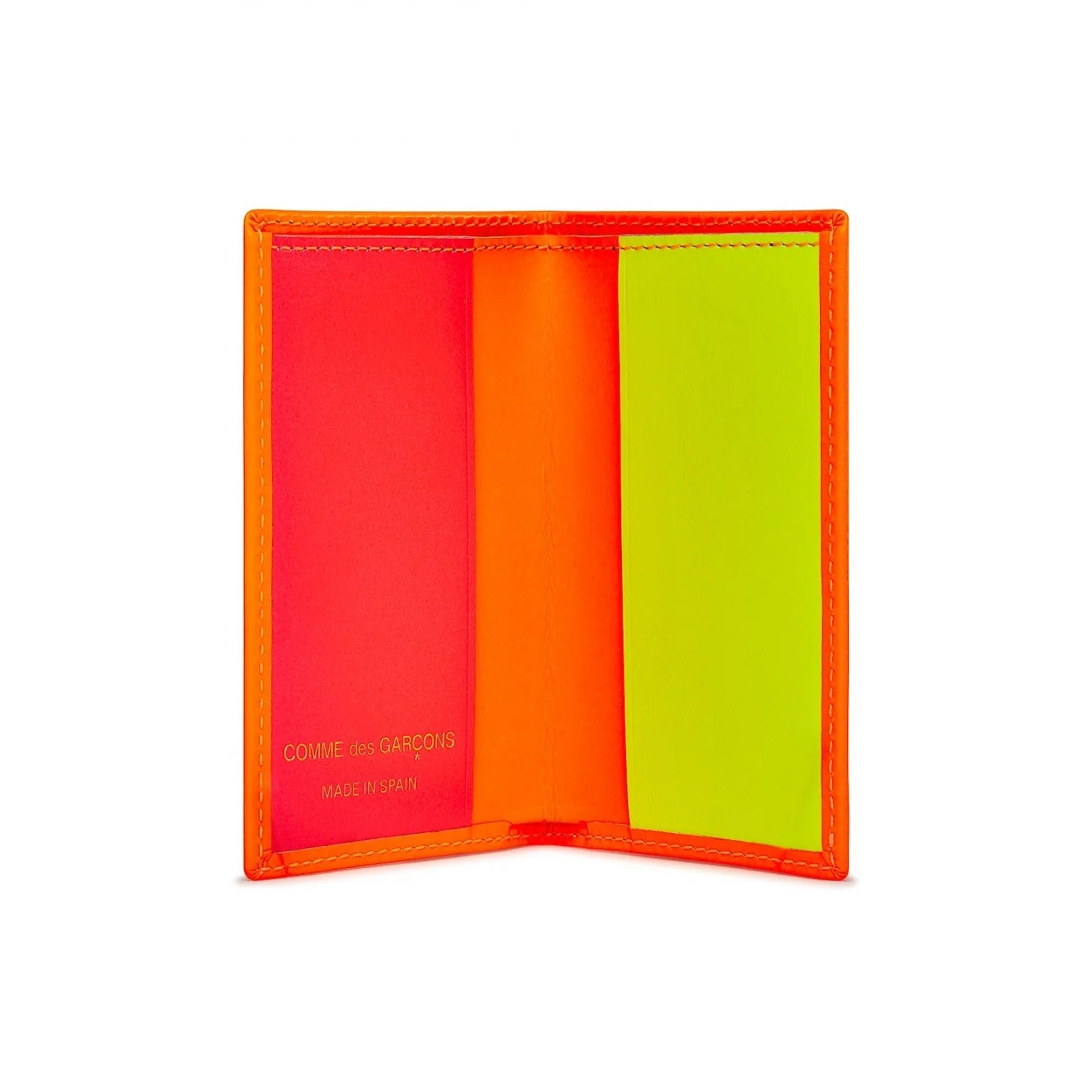 COMME des GARCONS WALLET Super Fluo Light Orange SA6400SF