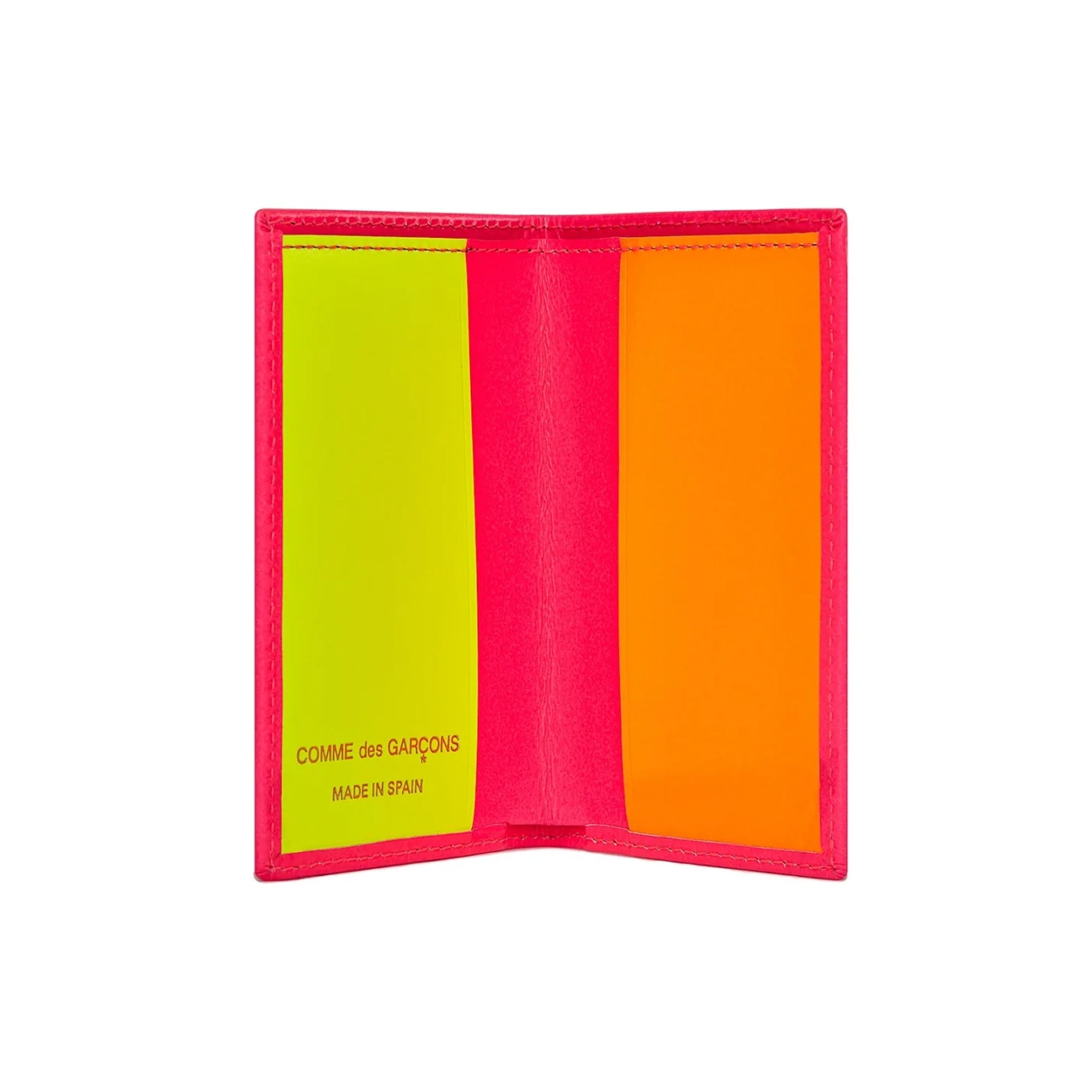 COMME des GARCONS WALLET Super Fluo Pink SA6400SF