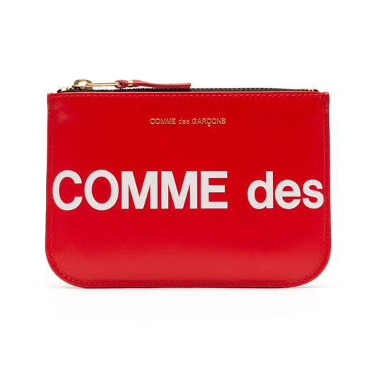 COMME des GARCONS WALLET Huge Logo Red SA8100HL