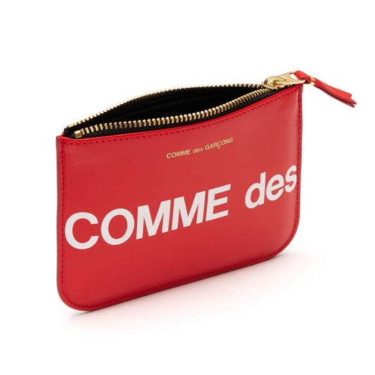 COMME des GARCONS WALLET Huge Logo Red SA8100HL
