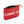 COMME des GARCONS WALLET Huge Logo Red SA8100HL