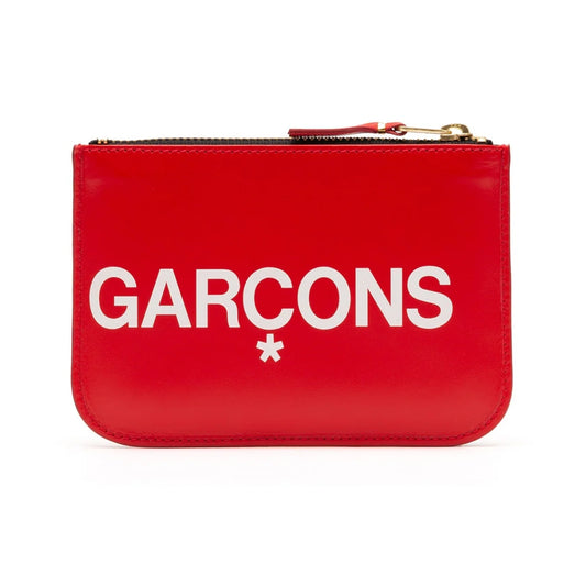 COMME des GARCONS WALLET Huge Logo Red SA8100HL