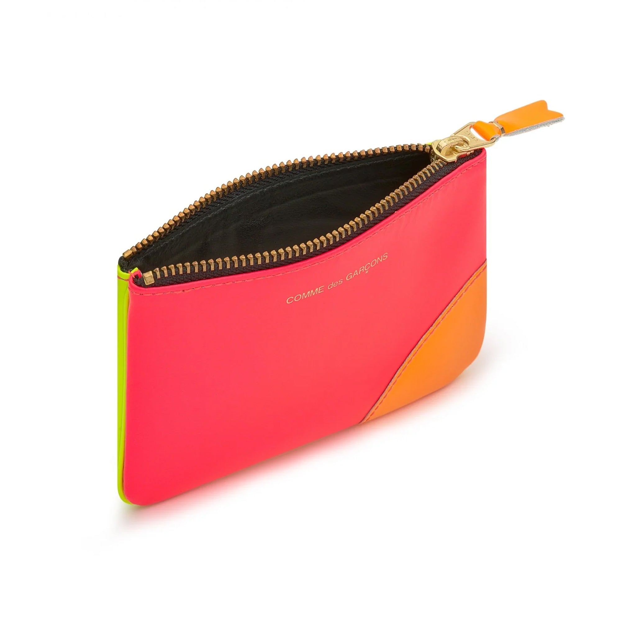 COMME des GARCONS WALLET Super Fluo Pink Yellow SA8100SF