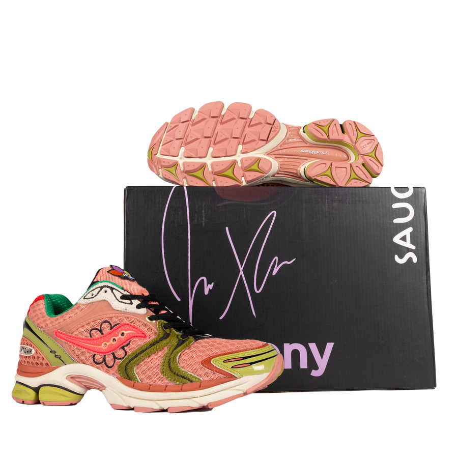 Saucony x Jae Tips U Progrid Triumph 4 Pink/Green S70966-2