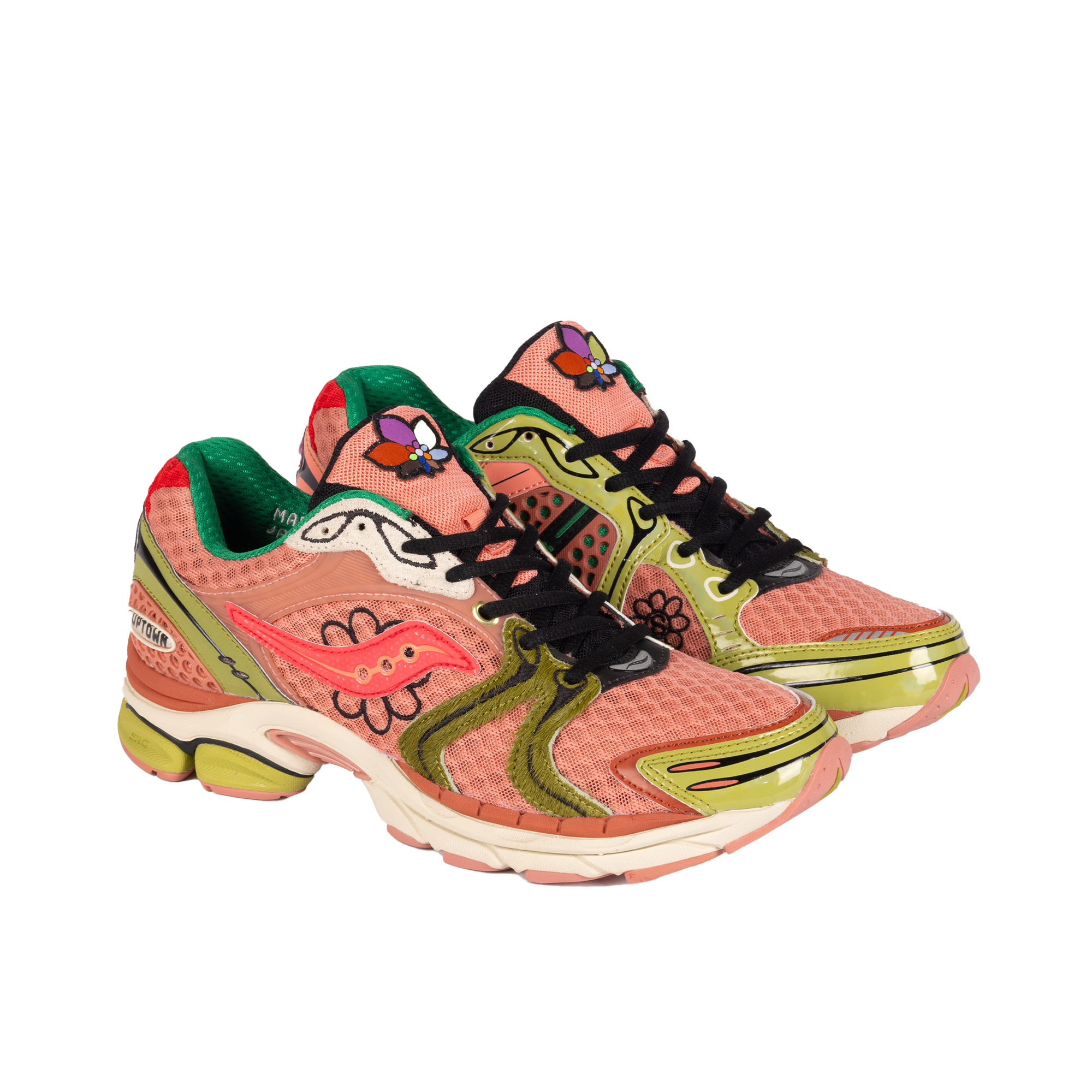 Saucony x Jae Tips U Progrid Triumph 4 Pink/Green S70966-2
