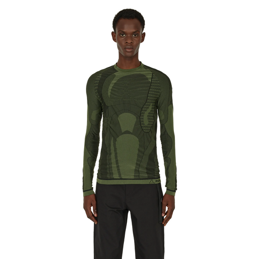 ROA Seamless Crewneck Dark Green RBMW083FA60