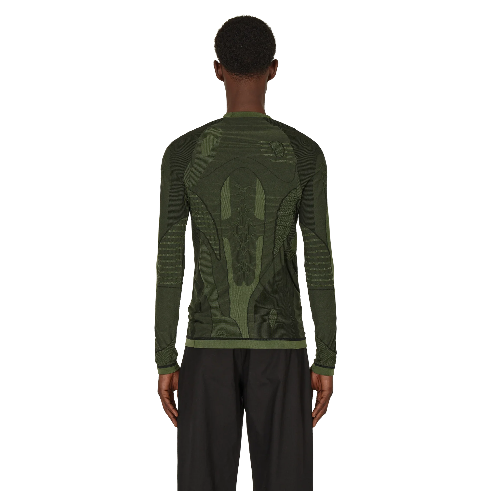 ROA Seamless Crewneck Dark Green RBMW083FA60