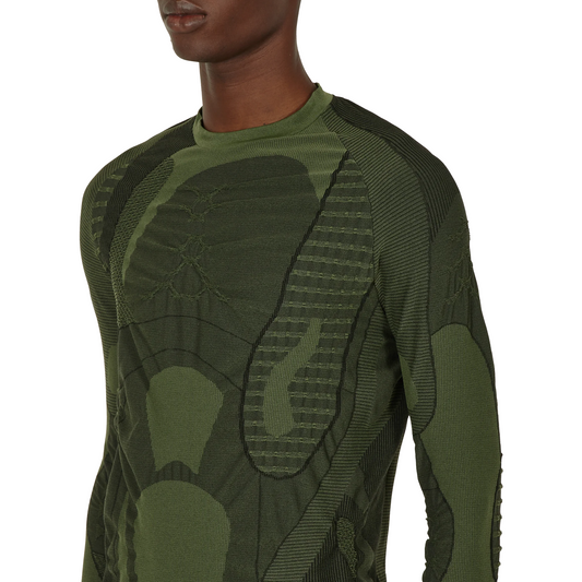 ROA Seamless Crewneck Dark Green RBMW083FA60