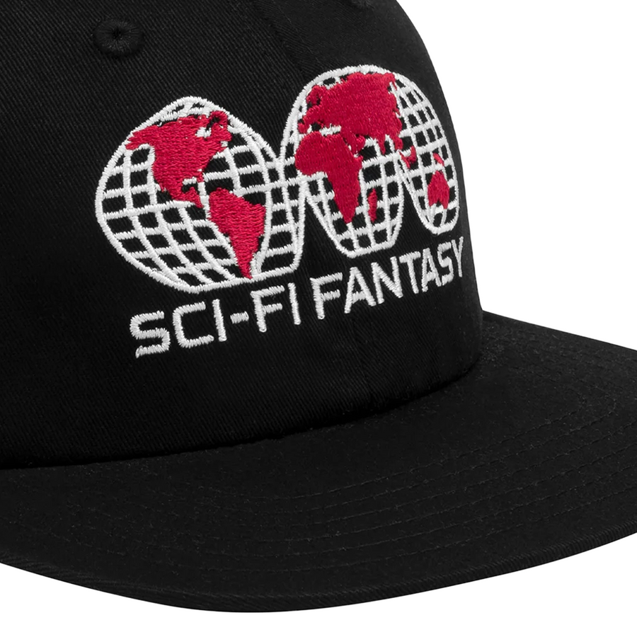 Sci-Fi Fantasy Global Hat Black