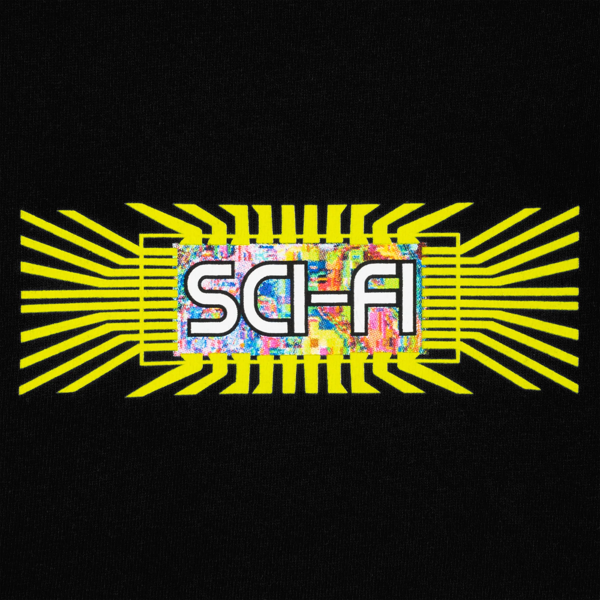 Sci-Fi Fantasy Chip T-Shirt  Black